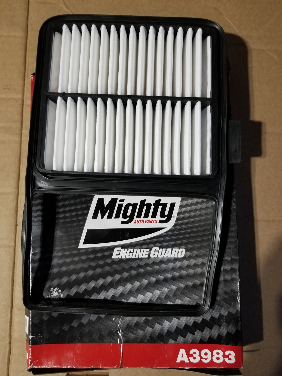 MIGHTY Engine Guard Air Filter Part# A3983 - NEW